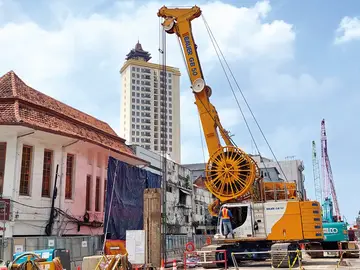 Construction of the first subway line in Jakarta by Bauer Indonesia