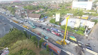 Bored piles with diameters up to 1200 mm for A.P. Pettarani Toll Road in Indonesia by Bauer Spezialtiefbau